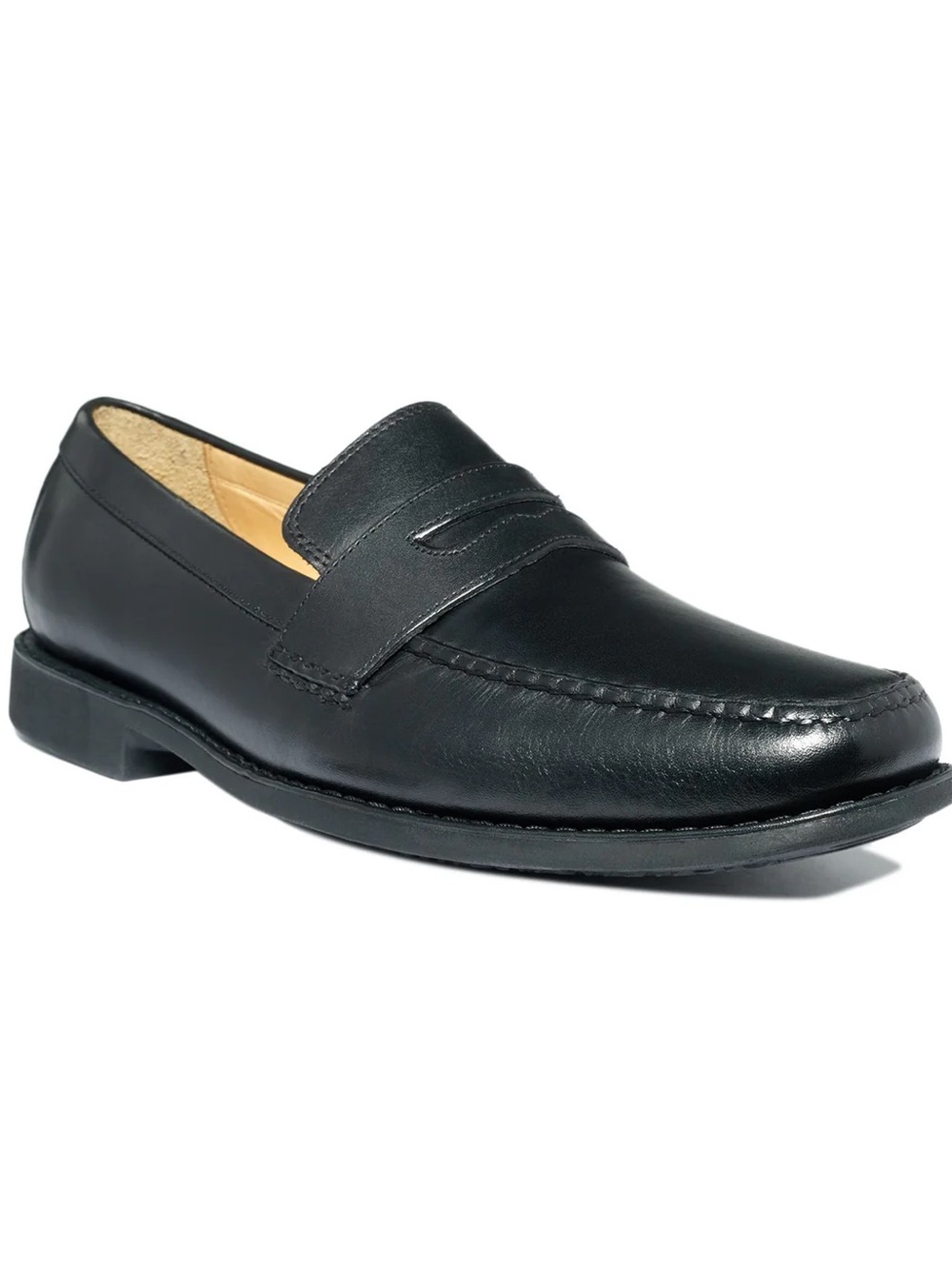 Johnston & Murphy Ainsworth Classic Black Penny Loafer - Men’s Size 11.5